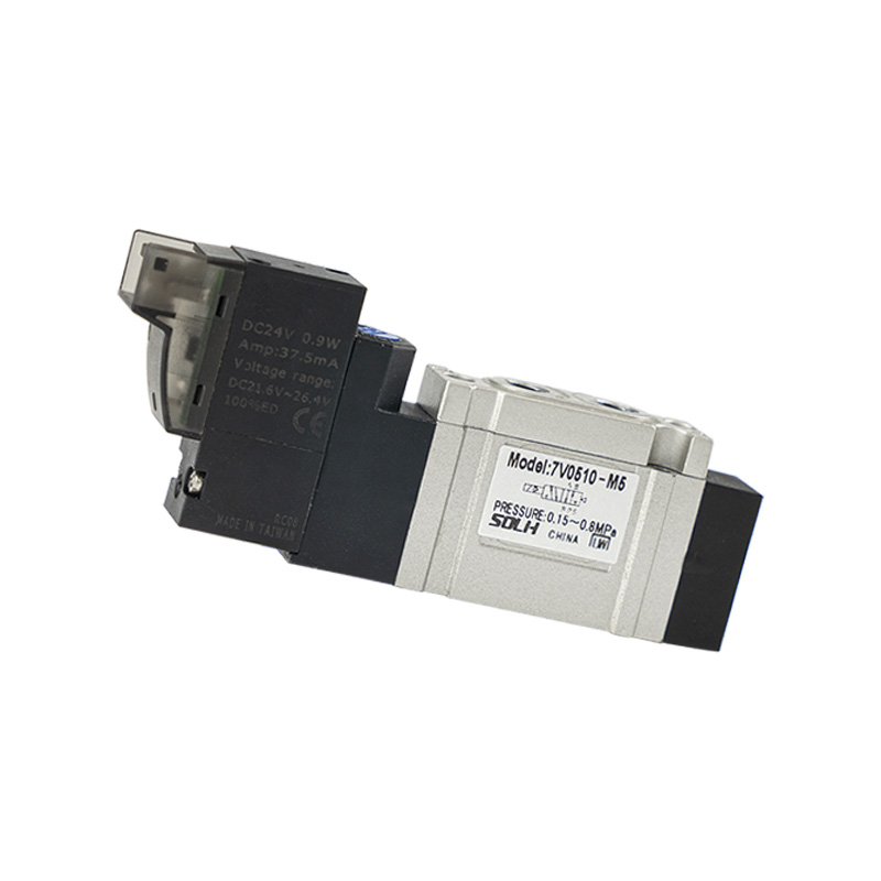 7V seriyalı solenoid klapan (5/2 yol və 5/3 yol)
