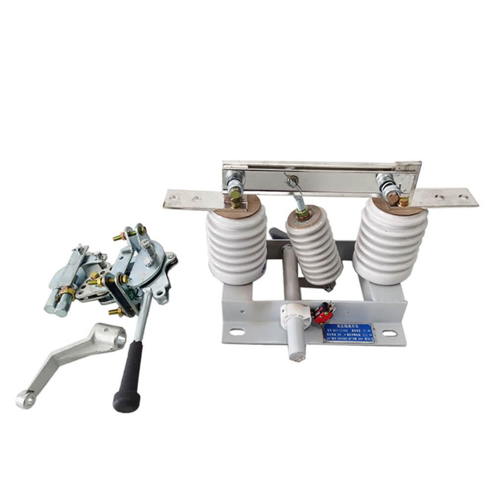 GN19-12 12KV 400A AC / DC Subay dirək izolyasiya ilə işləmə mexanizmi ilə 11kv ayırıcı keçid izolyatoru