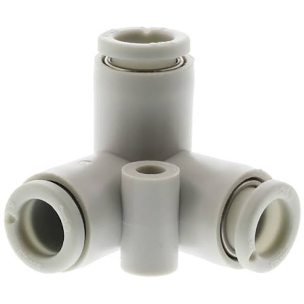KQ2D Series Filial Tee Push-in Fitinqlər
