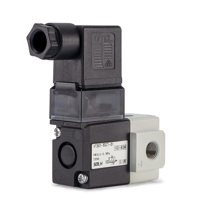 VT307 3 Portlu Solenoid Valf/Birbaşa İdarə olunan Poppet Tipi